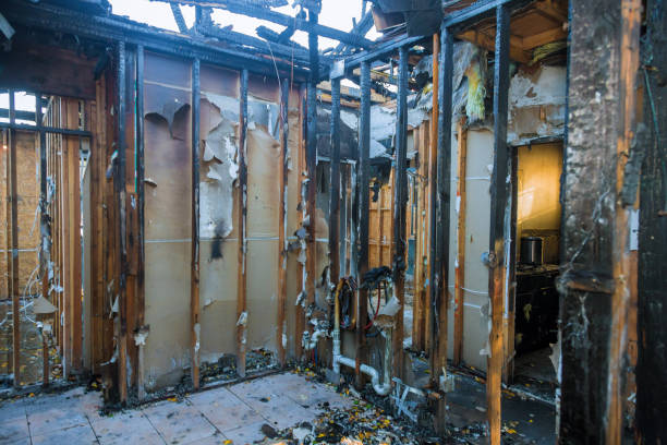 Professional Emergency Fire Cleanup technician working in Catonsville, MD